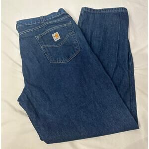 Carhartt Men's Fire-Resistant Blue Jeans NFPA 2112 Cat 2 Relaxed Fit 40X32